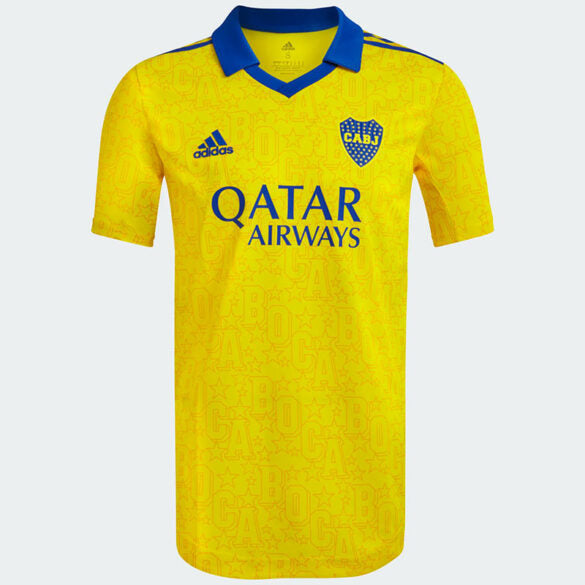 Camisa Boca Juniors III 22/23 Adidas - Amarelo