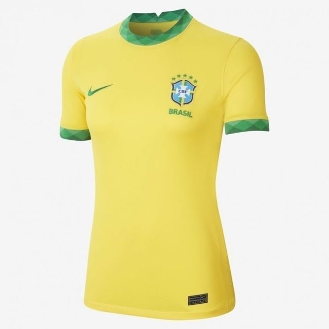 Camisa Feminina Seleção Brasil I 21/22 Nike - Amarela