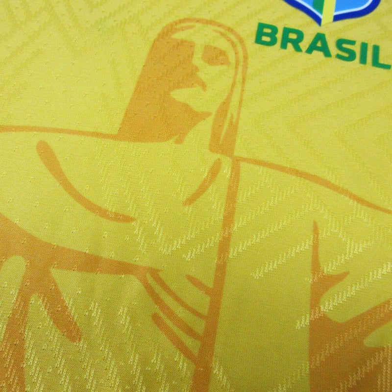 Camisa Brasil Edição Concept 2022 Amarela - Nike - Masculino Jogador