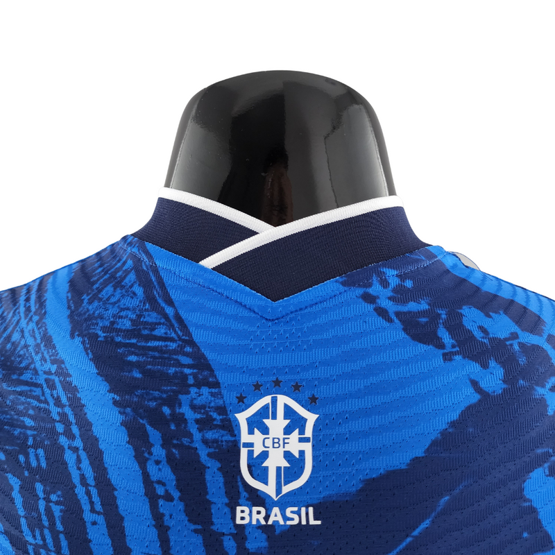 Camisa Brasil Edição Concept 2022 Azul - Nike - Masculino Jogador