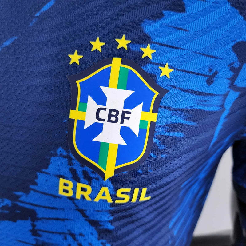 Camisa Brasil Edição Concept 2022 Azul - Nike - Masculino Jogador