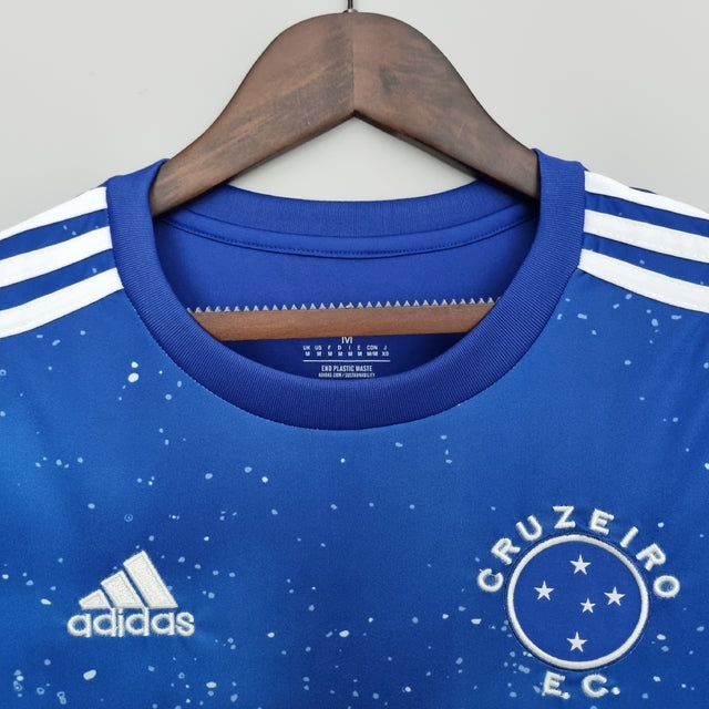 Camisa Feminina Cruzeiro I 22/23 Adidas - Azul