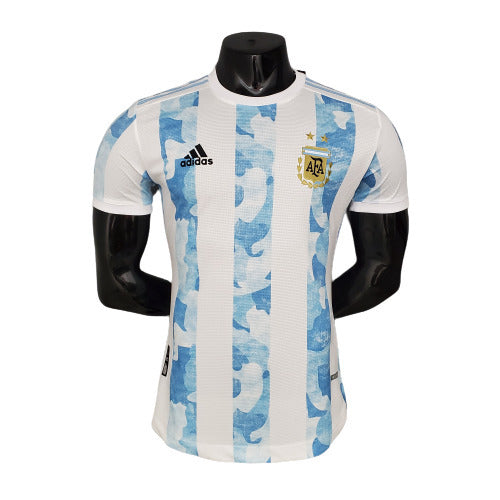 Camisa Argentina I 2021 - Branca e Azul - Adidas - Masculino Jogador