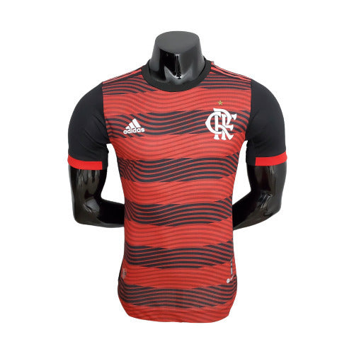 Camisa Flamengo I 22/23 - Vermelha e Preta - Adidas - Masculino Jogador