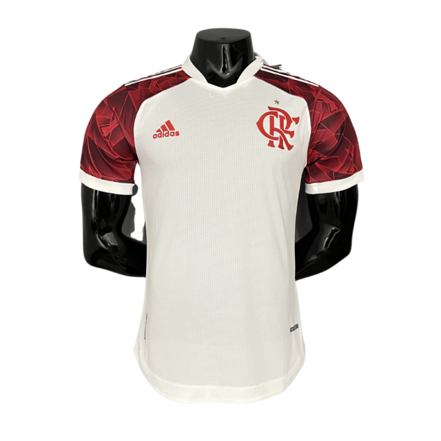 Camisa Flamengo II 21/22 - Branca e Vermelha - Adidas - Masculino Jogador
