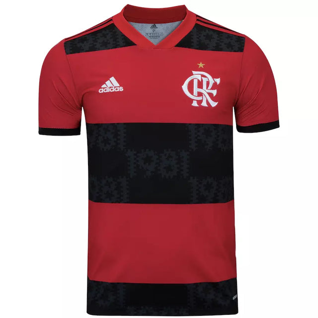 Camisa Flamengo I 21/22 Adidas - Rubro Negro