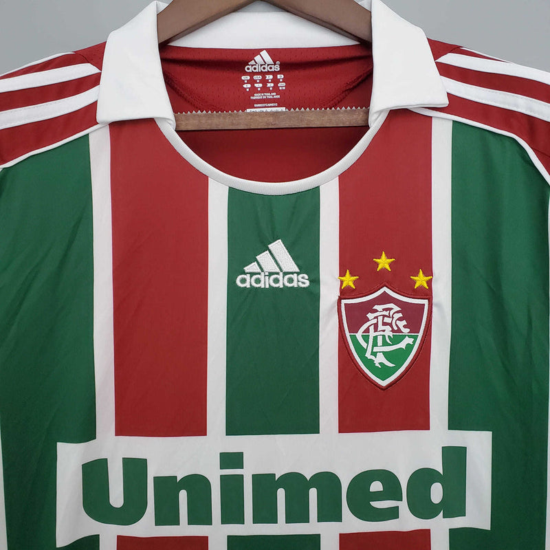 Camisa Fluminense Retrô 2008/2009 Vermelha e Verde - Adidas