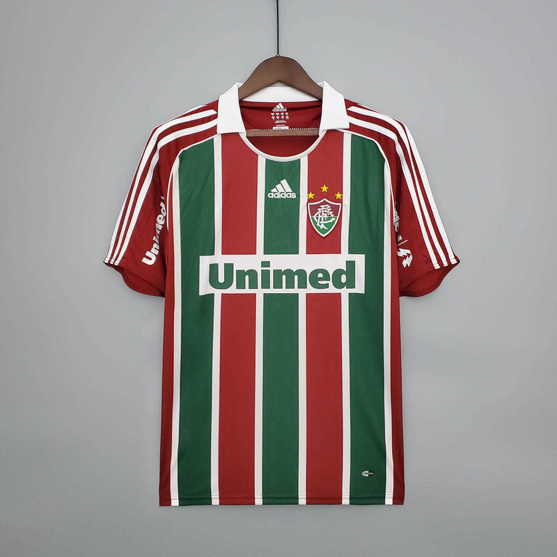 Camisa Fluminense Retrô 2008/2009 Vermelha e Verde - Adidas
