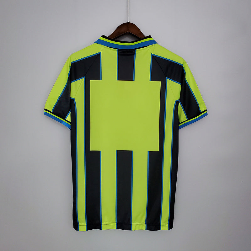 Camisa Manchester City Retrô 1998/1999 Amarela e Preta - Kappa