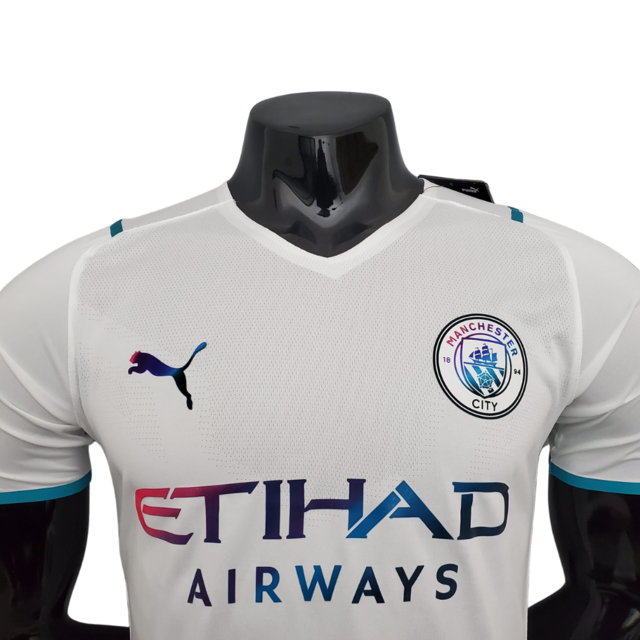 Camisa Manchester City 2122 - Branca - Puma - Masculino Jogador