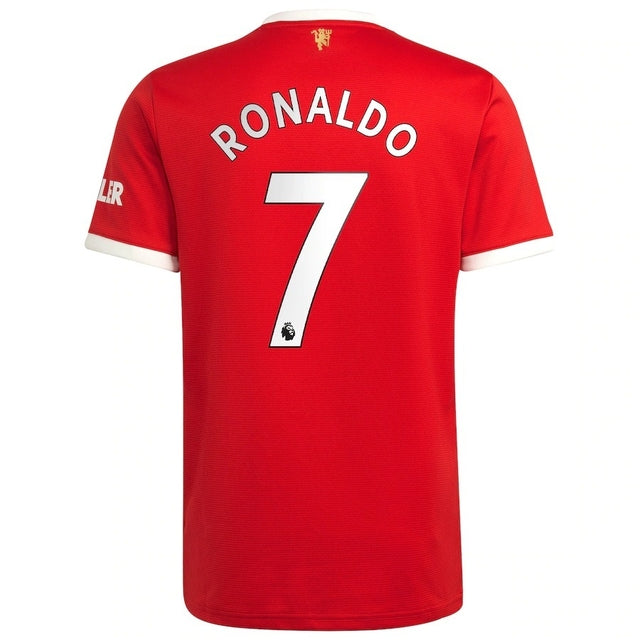 Camisa Manchester United I 21/22 Adidas - Vermelho - Ronaldo