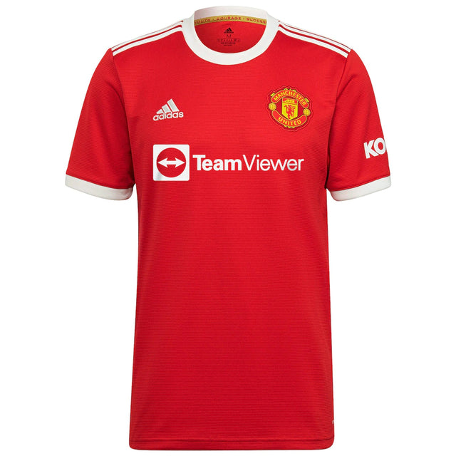 Camisa Manchester United I 21/22 Adidas - Vermelho