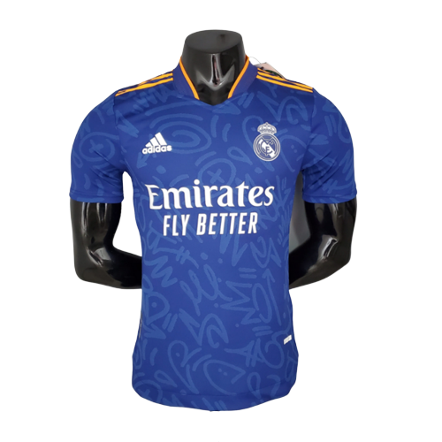 Camisa Real Madrid II 21/22 - Azul - Adidas - Masculino Jogador