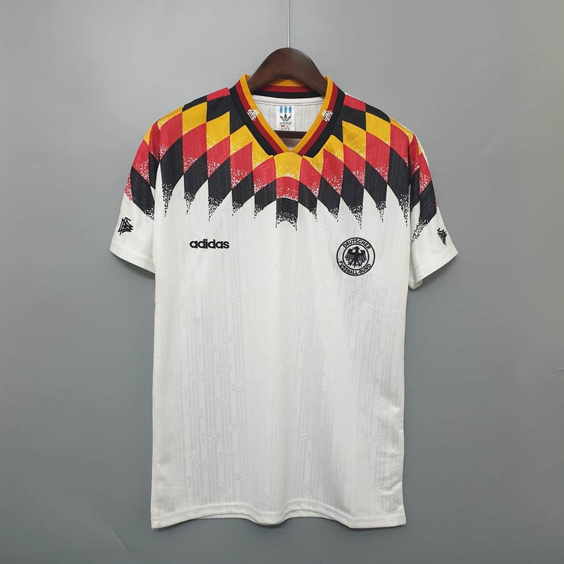 Camisa Seleção Alemanha Retrô 1994 Branca - Adidas