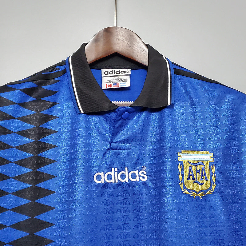 Camisa Seleção Argentina Retrô 1994 Azul - Adidas