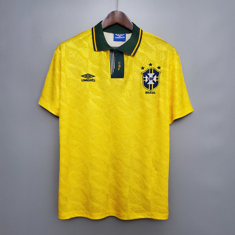 Camisa Seleção Brasileira Retrô 1991/1993 Amarela - Umbro