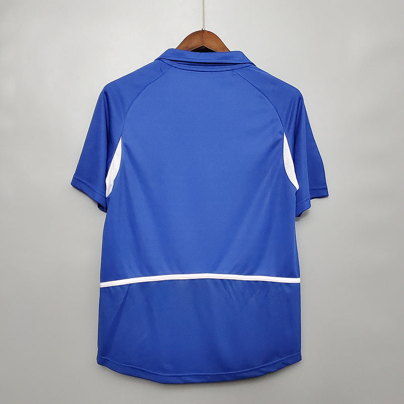 Camisa Seleção Brasileira Retrô 2002 Azul - Nike