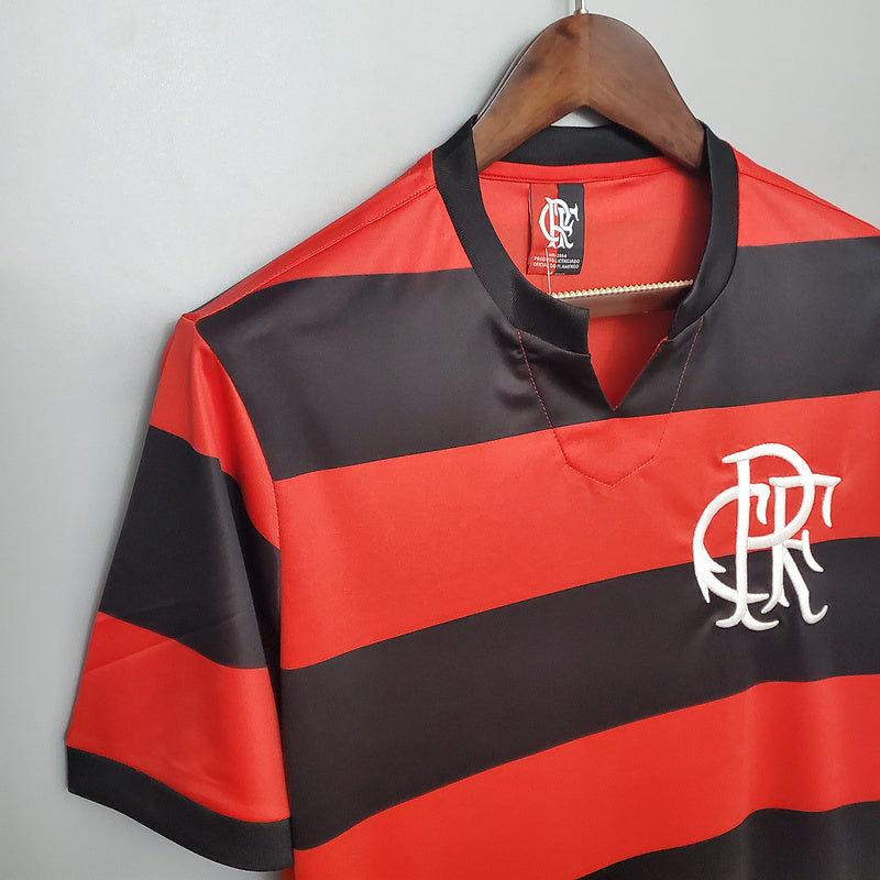 Camisa Flamengo Retrô 1978/1979 Vermelha e Preta