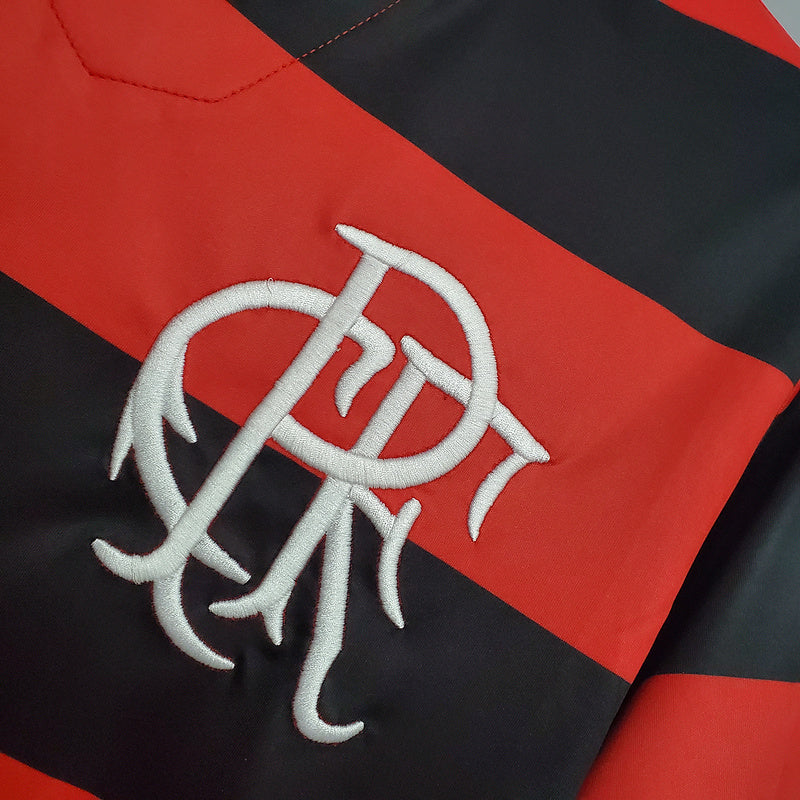 Camisa Flamengo Retrô 1978/1979 Vermelha e Preta