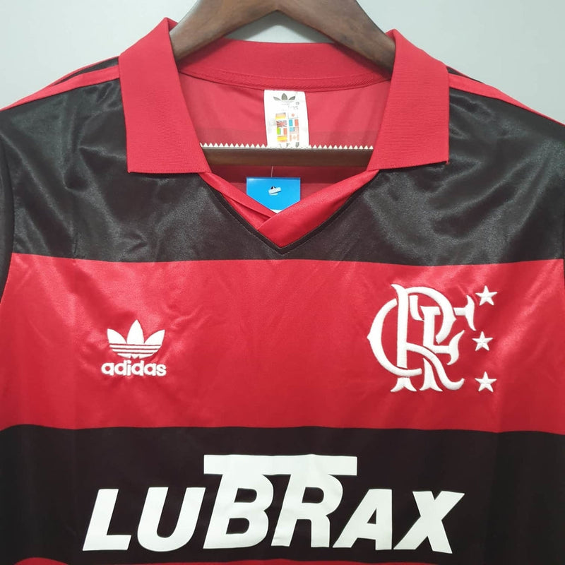 Camisa Flamengo Retrô 1990 Vermelha e Preta - Adidas