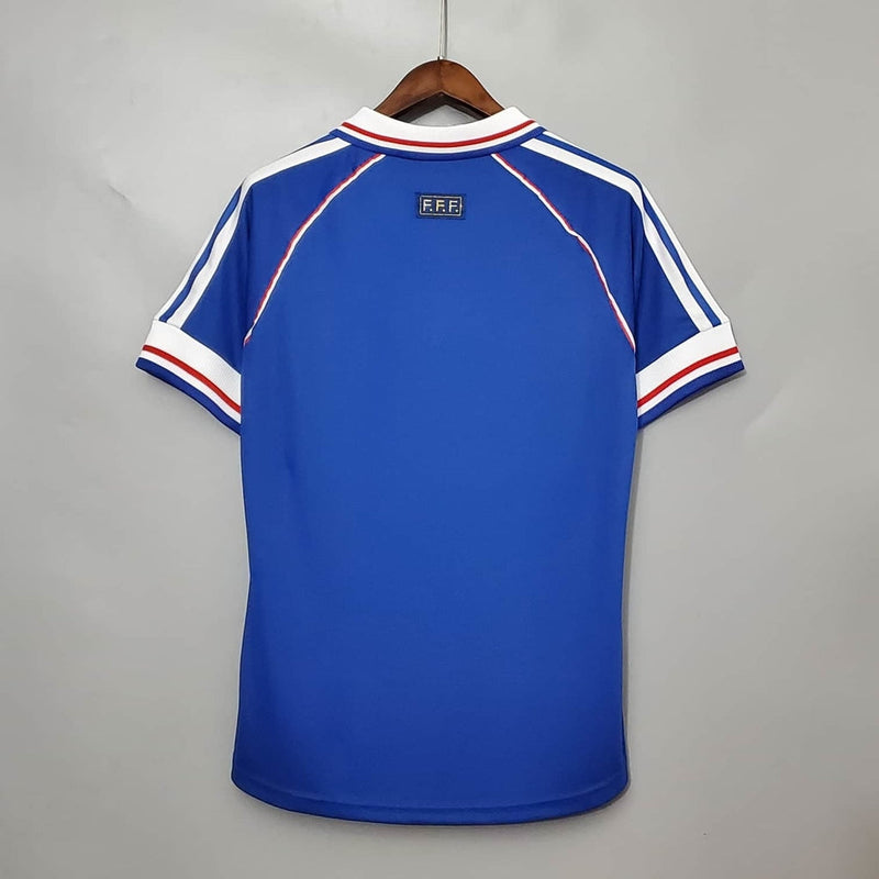 Camisa França Retrô 1998 Azul - Adidas