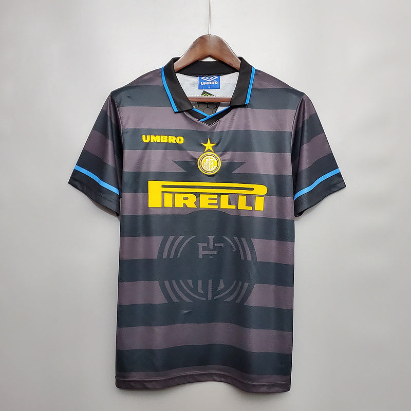 Camisa Inter de Milão Retrô 1997/1998 Cinza - Umbro