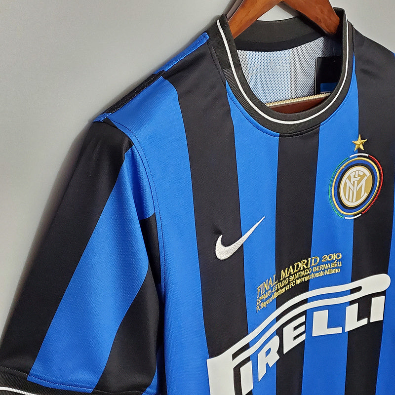 Camisa Inter de Milão Retrô 2010 Azul e Preta - Nike