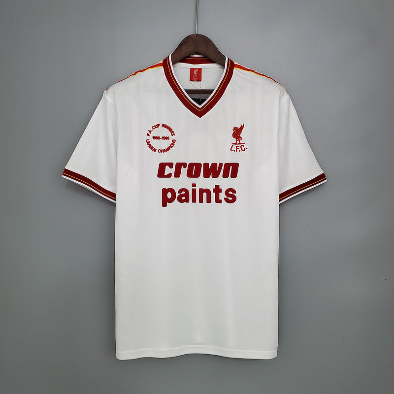 Camisa Liverpool Retrô 1985/1986 Branca
