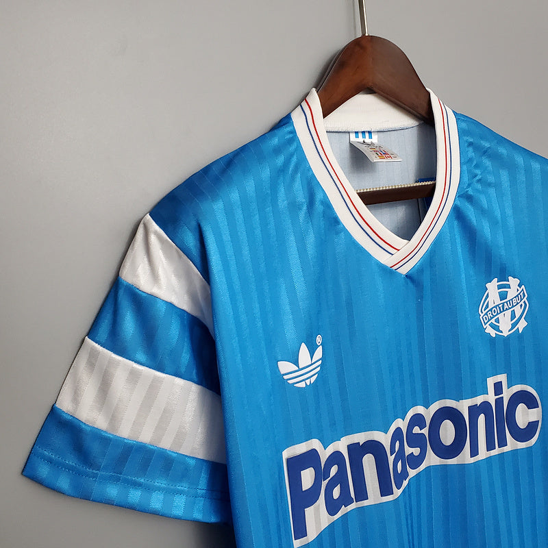 Camisa Marseille Retrô 1990 Azul - Adidas