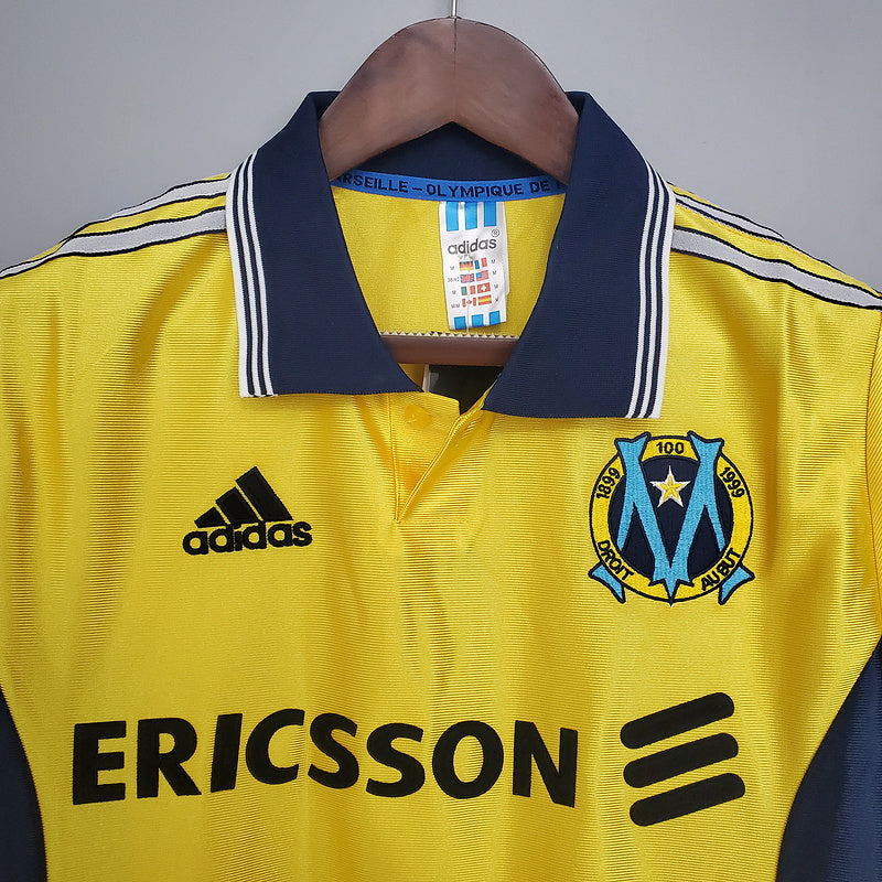 Camisa Marseille Retrô 1998/1999 Amarela - Adidas