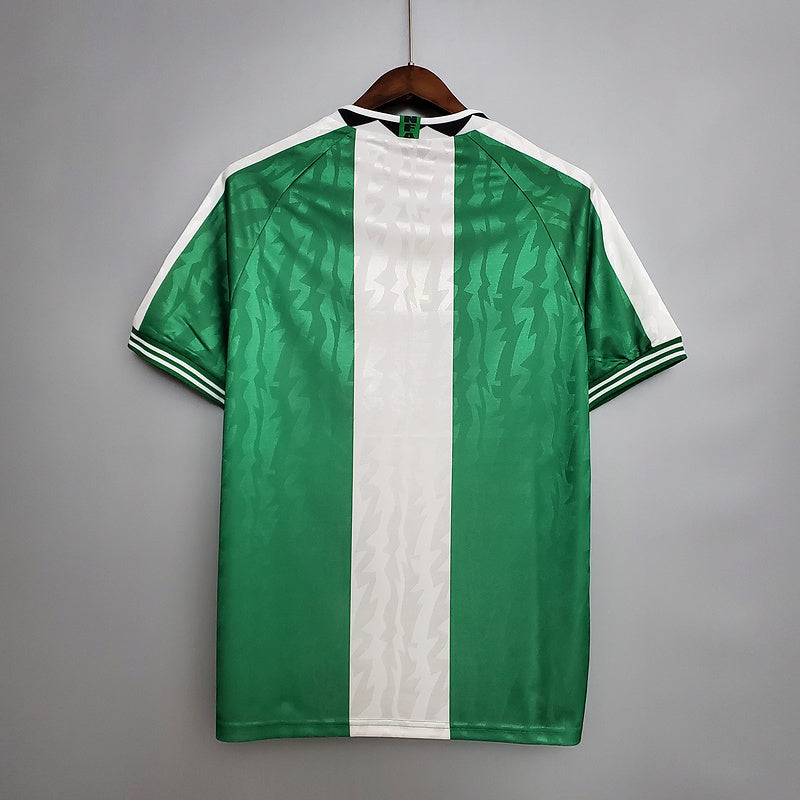 Camisa Nigéria Retrô 1996 Verde e Branca - Nike