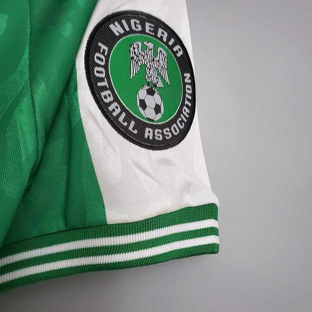 Camisa Nigéria Retrô 1996 Verde e Branca - Nike