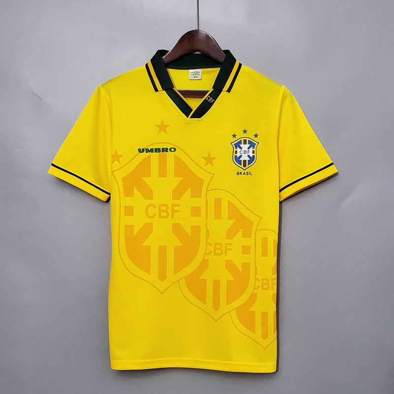 Camisa Seleção Brasileira Retrô 1993/1994 Amarela - Umbro