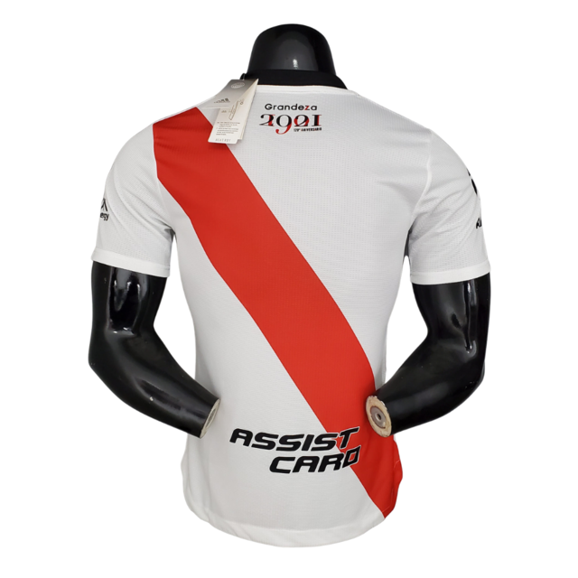 Camisa River Plate I 21/22 - Branca - Adidas - Masculino Jogador