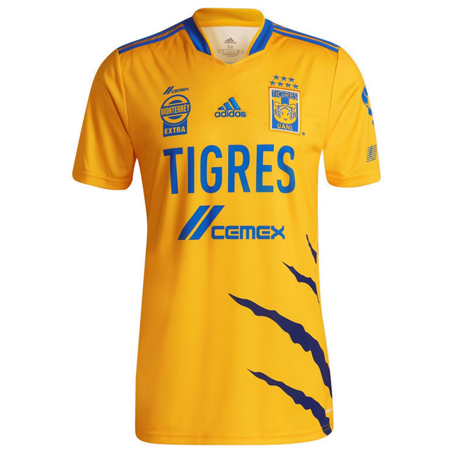 Camisa Tigres I 21/22 Adidas - Amarelo