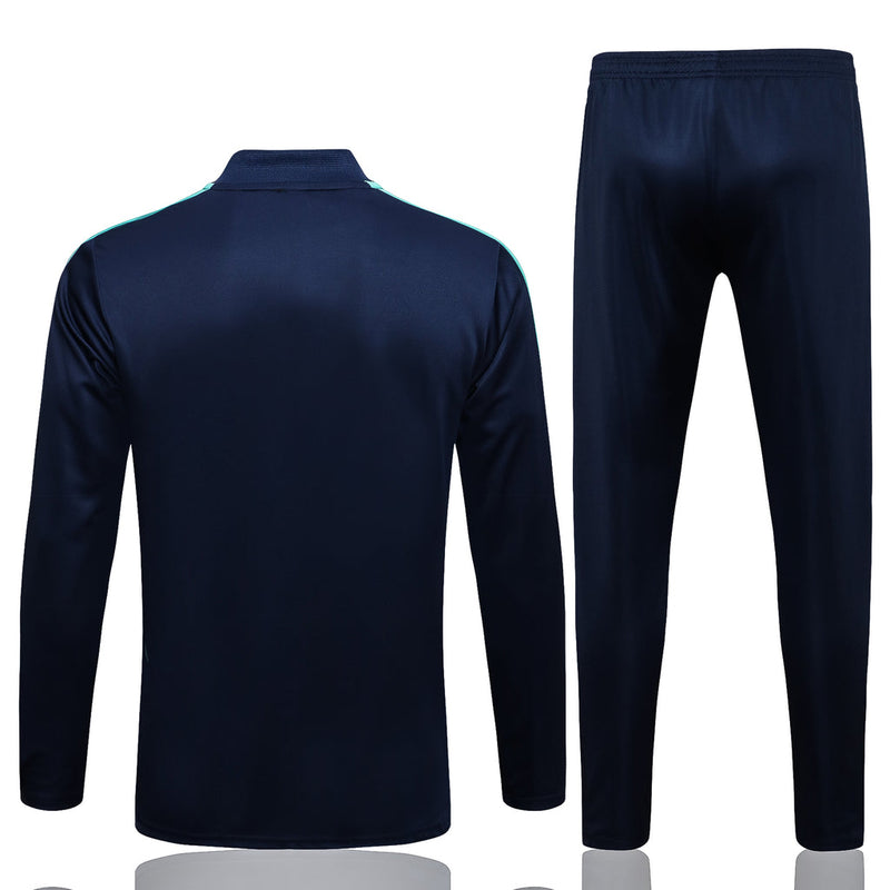 Conjunto Arsenal 21/22 Azul Escuro - Adidas - Com Ziper