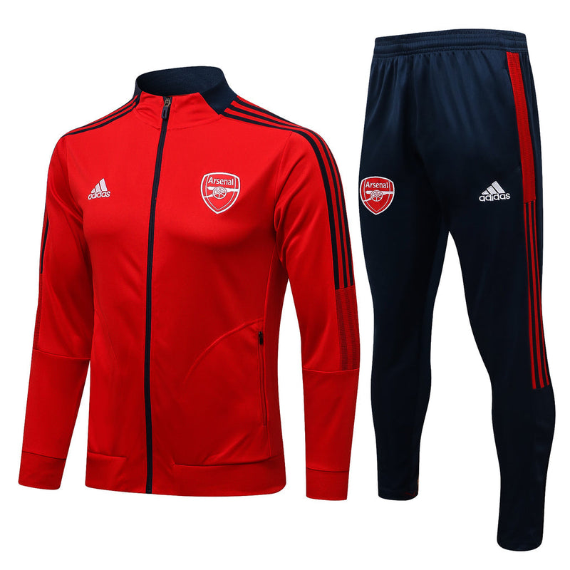Conjunto Arsenal 21/22 Vermelha - Adidas - Com Fecho