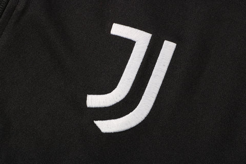 Conjunto Juventus 21/22 Preta - Adidas - Com Ziper