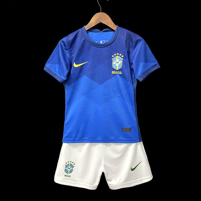 Kit Infantil Brasil 2021 Nike - Azul