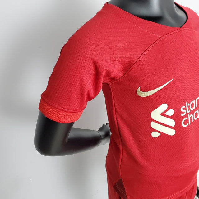 Kit Infantil Liverpool 22/23 Nike - Vermelho