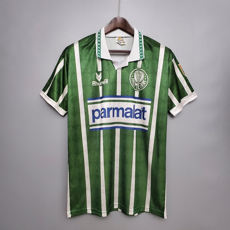 Camisa Palmeiras Retrô 9394 - Rhumell - Verde e Branca