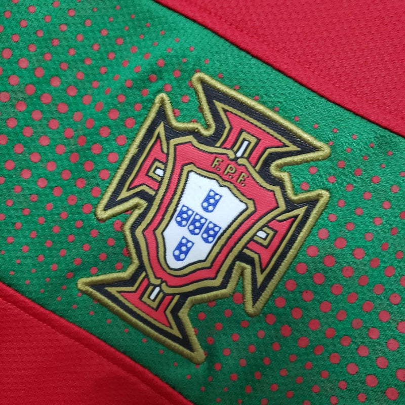 Camisa Portugal Retrô 2010 Vermelha e Verde - Nike