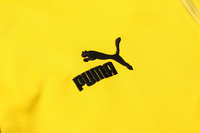 Conjunto Borussia Dortmund 21/22 Amarela - Puma - Com Capuz