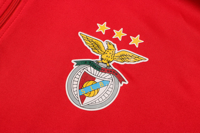 Conjunto Benfica 21/22 Vermelha - Adidas- Com Ziper